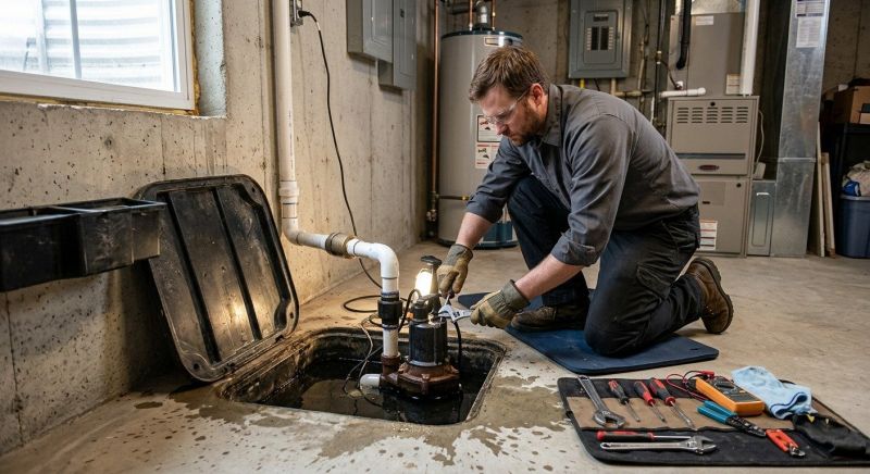Basement Sump Pump Service in Manchester, NH